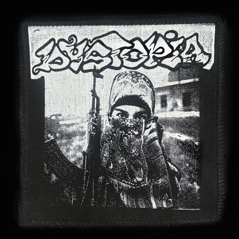 Dystopia crust punk band patch